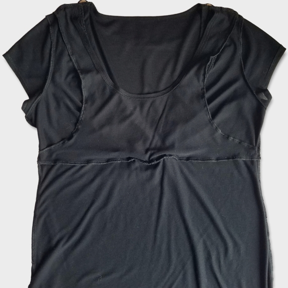 Thyme Maternity Black Nursing Top, Large - Picture 4 of 6
